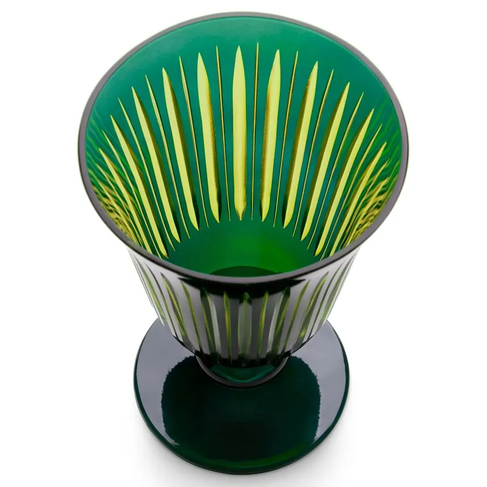 Prism Wine Glass Set of 4 - Green