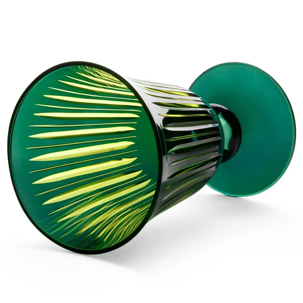 Prism Wine Glass Set of 4 - Green