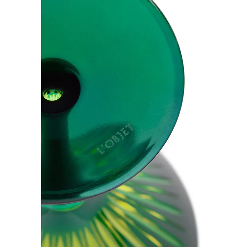 Prism Wine Glass Set of 4 - Green