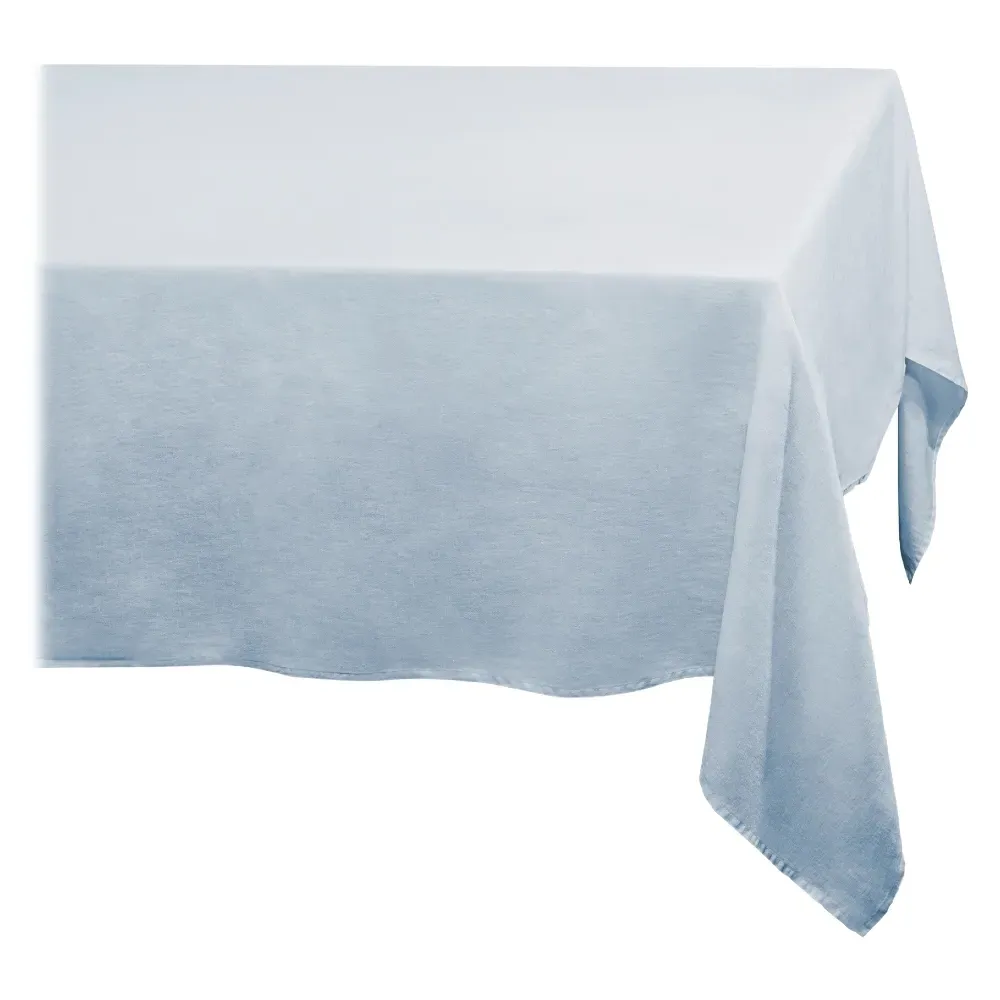 Sateen Tablecloth - Light Blue, Linen