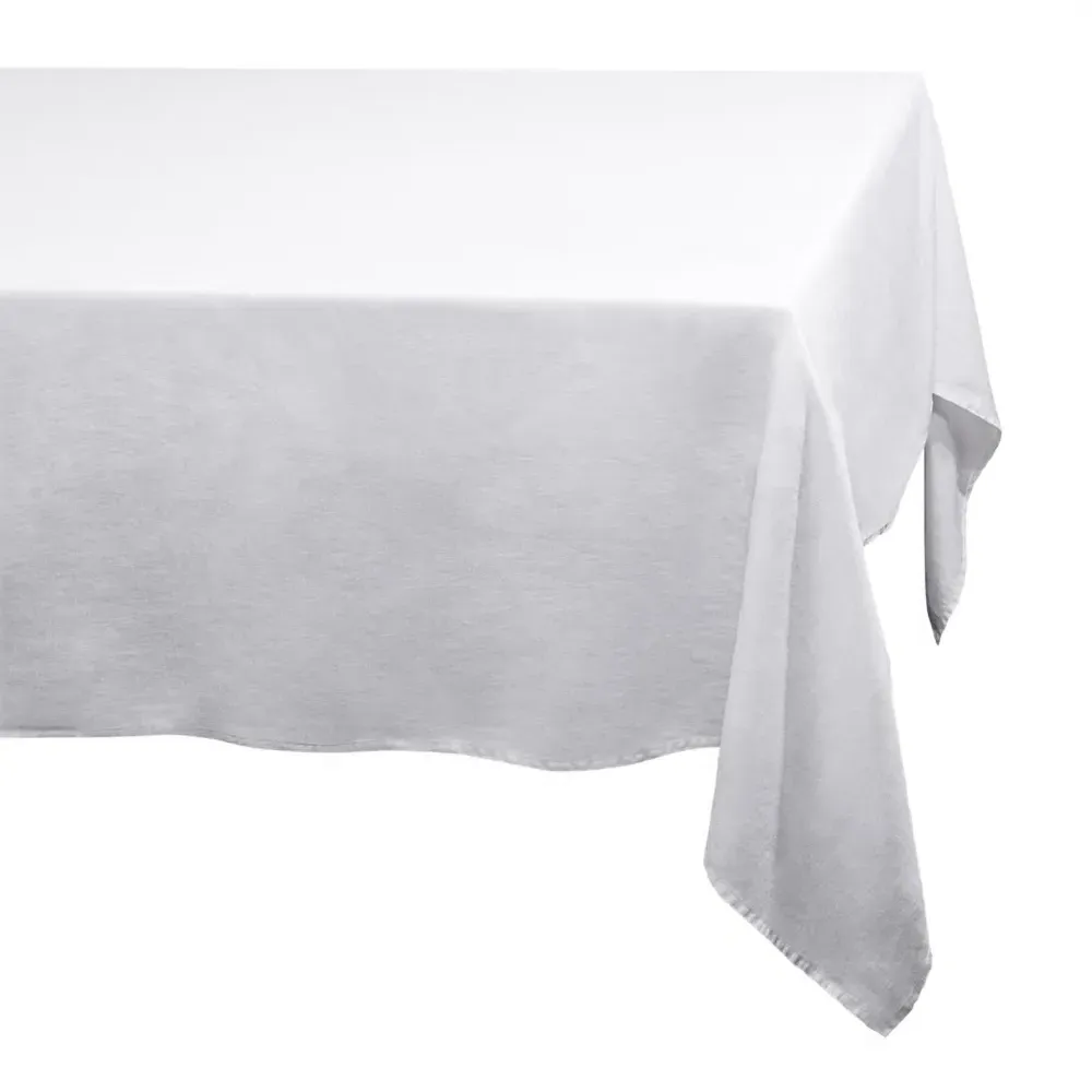 Sateen Tablecloth - White, Linen