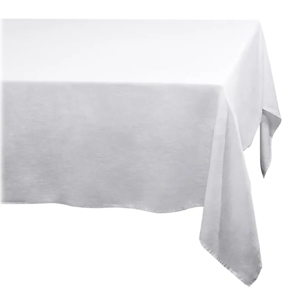 Sateen Tablecloth - White, Linen