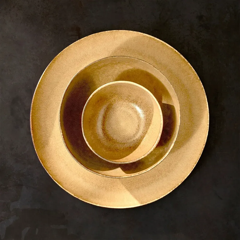 Terra Cereal Bowl - Leather Brown, Porcelain