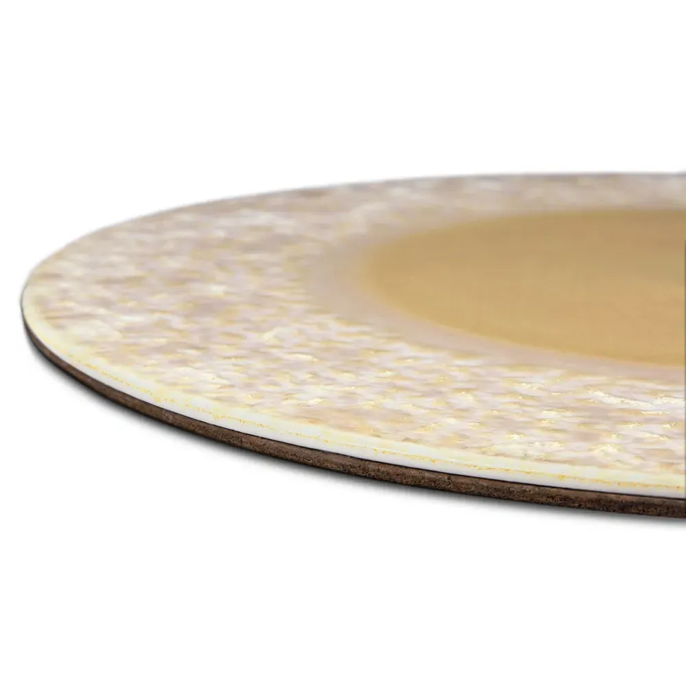 Terra Charger Plate - Dusty Rose, Porcelain