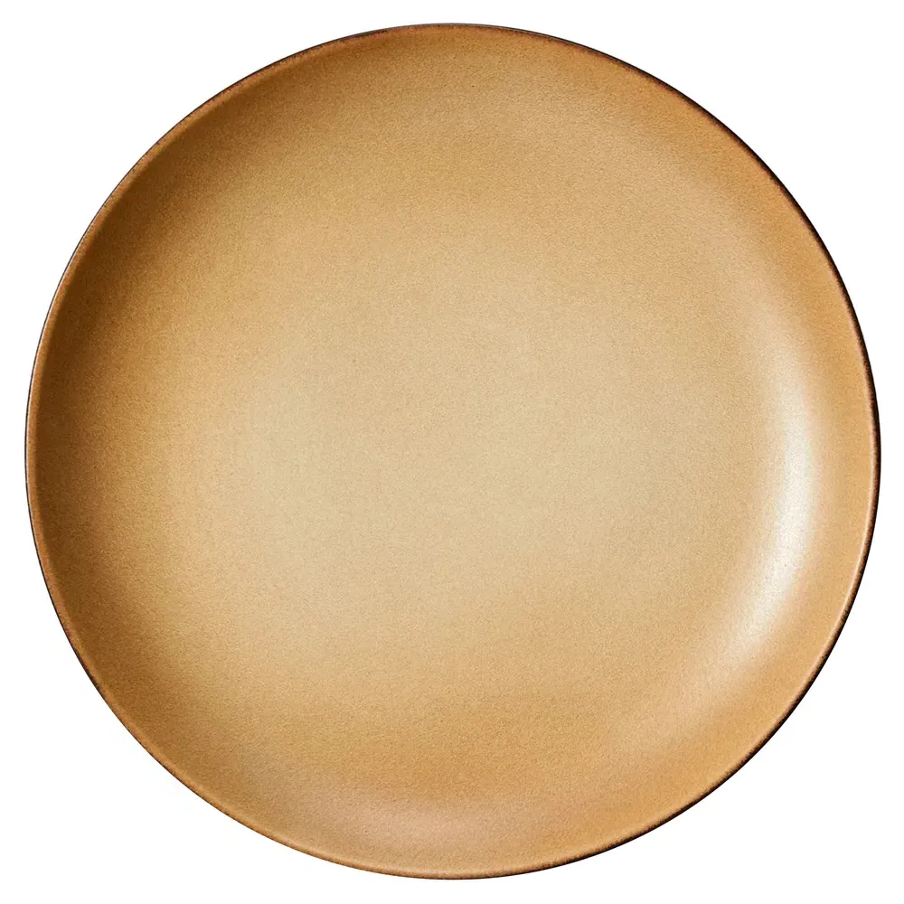 Terra Dinner Plate - Leather Brown, Porcelain
