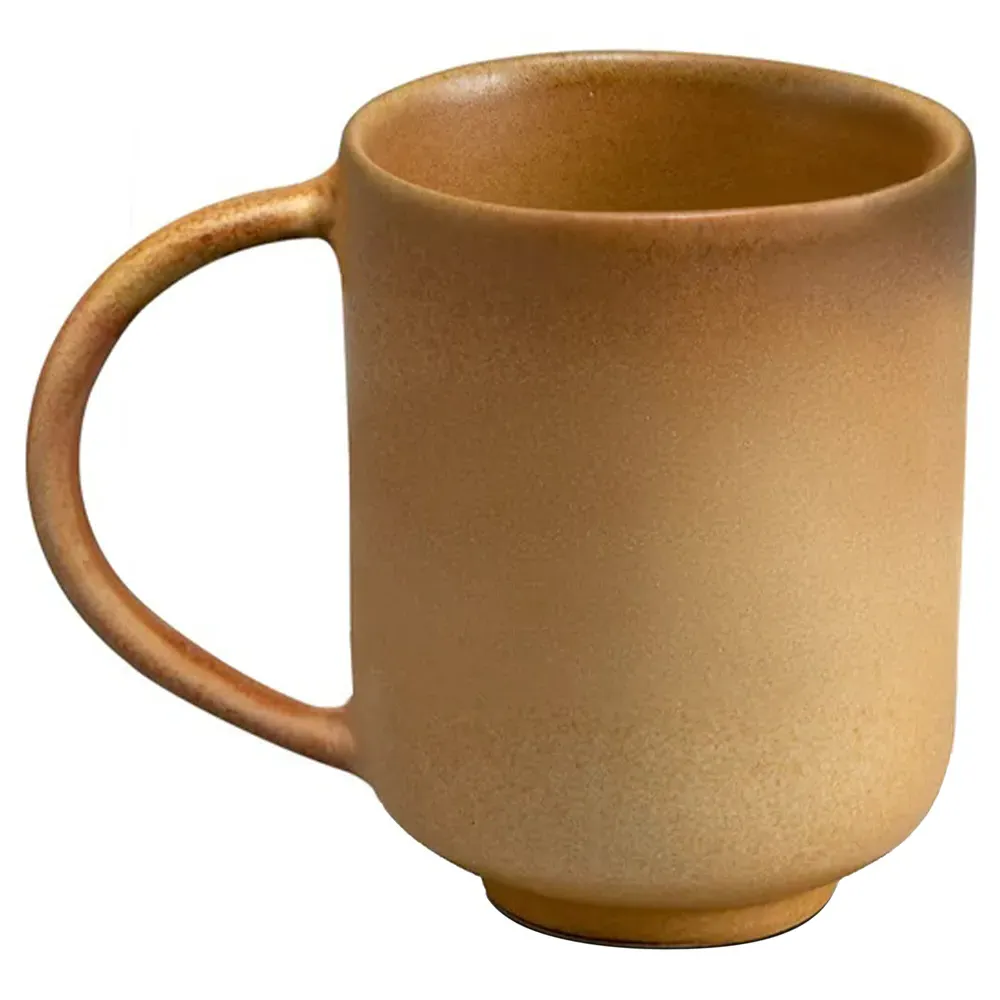 Terra Mug - Leather Brown, Porcelain