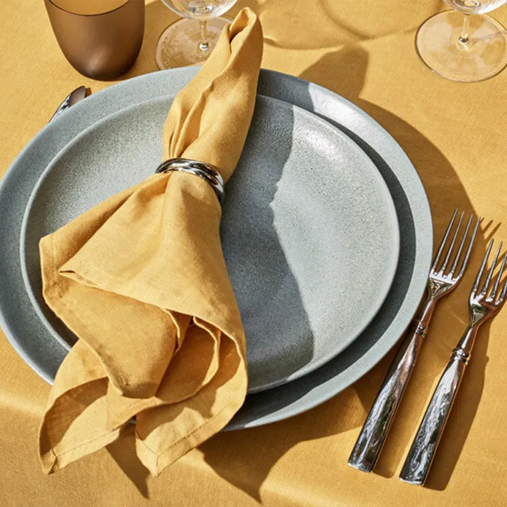 Terra Porcelain Dinner Plate - Seafoam