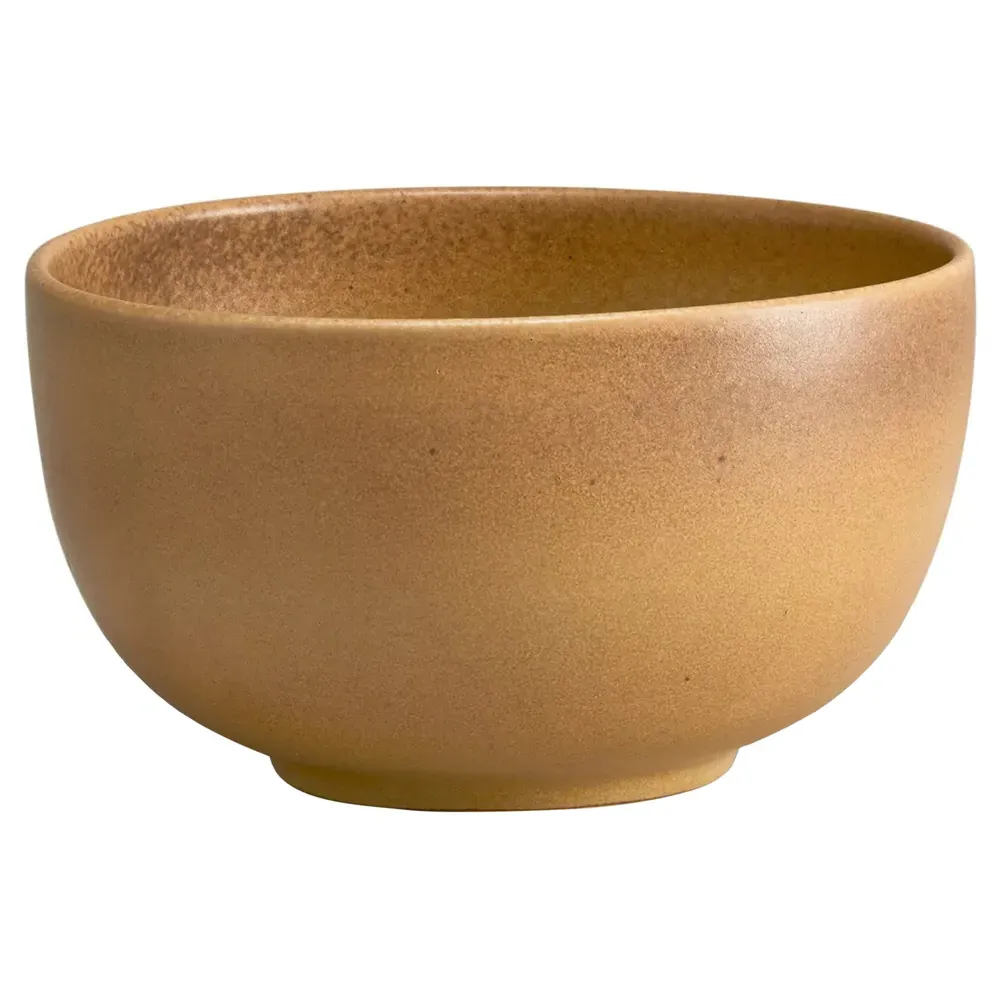 Terra Salad Bowl - Leather Brown, Porcelain