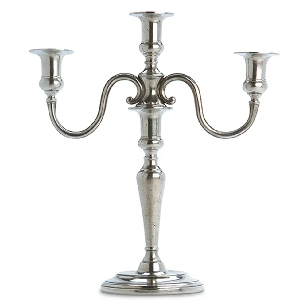 3-Arm Candelabra - Silver, Pewter image