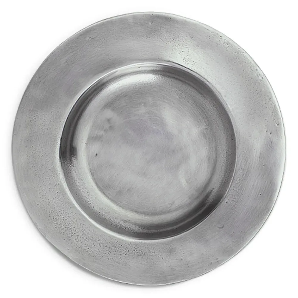 Antique Pewter Bottle Coaster - Silver image