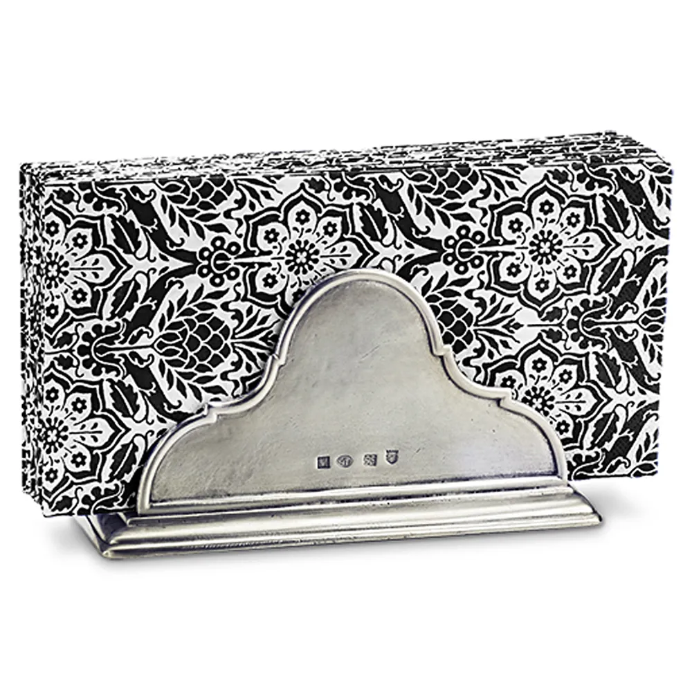 Napkin Holder - Silver, Pewter