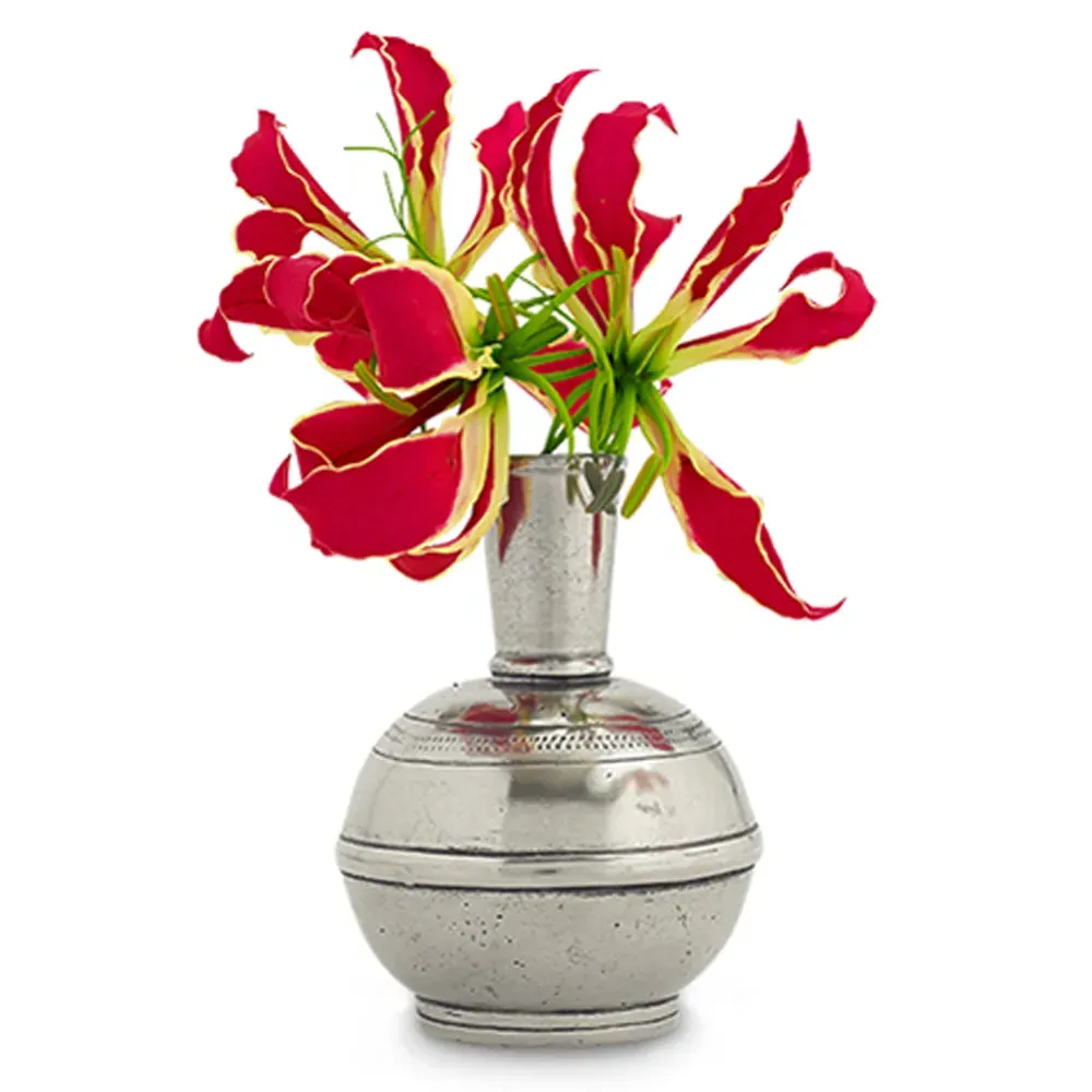 Pewter Bud Vase - Silver