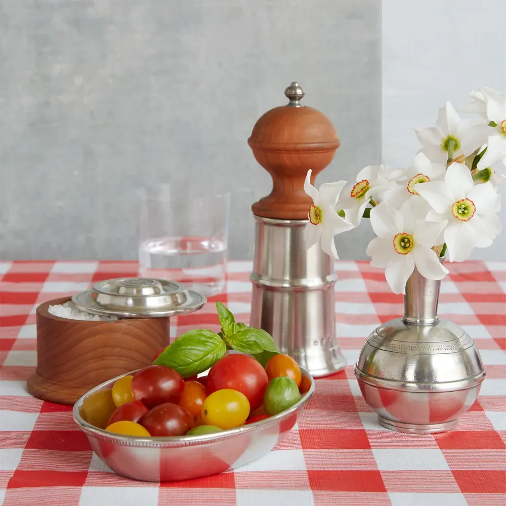 Pewter Bud Vase - Silver