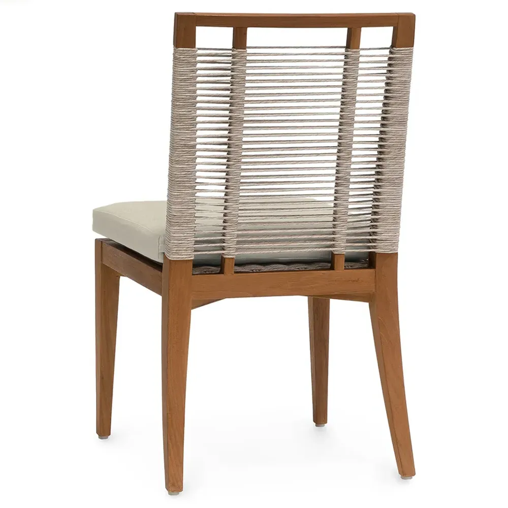 Amalfi Outdoor Dining Chair - Beige, Teak