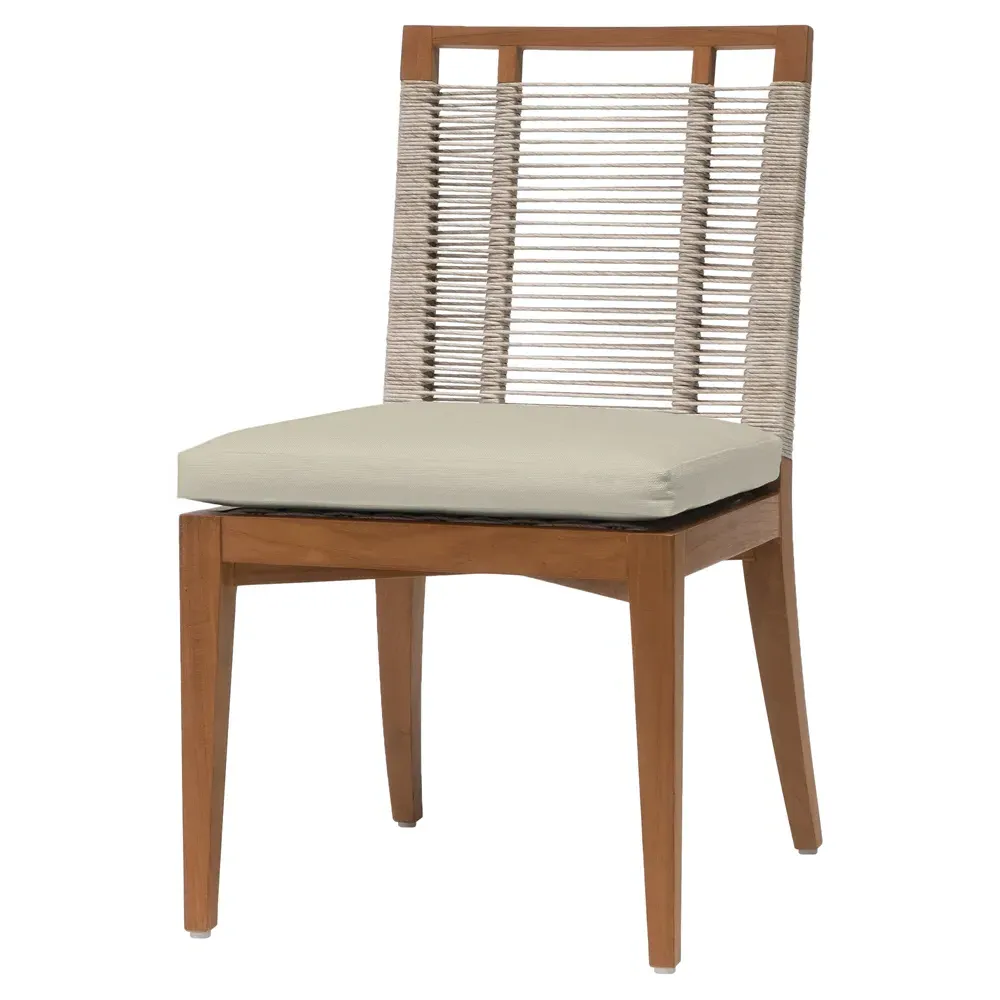 Amalfi Outdoor Dining Chair - Beige, Teak image