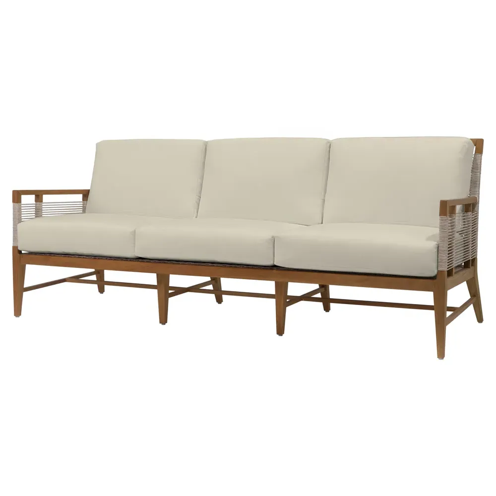 Amalfi Outdoor Sofa - Beige, Teak