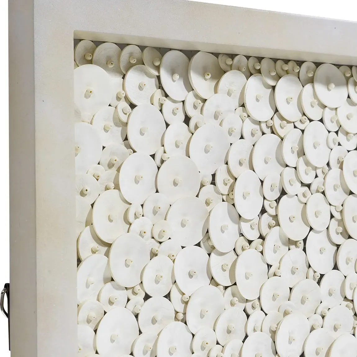 Amalia Wall Art - Beige, Coconut Shell