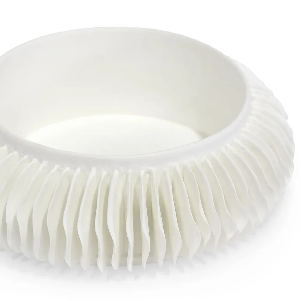 Antilles Round Porcelain Bowl - White