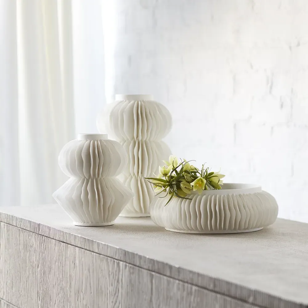 Antilles Round Porcelain Bowl - White