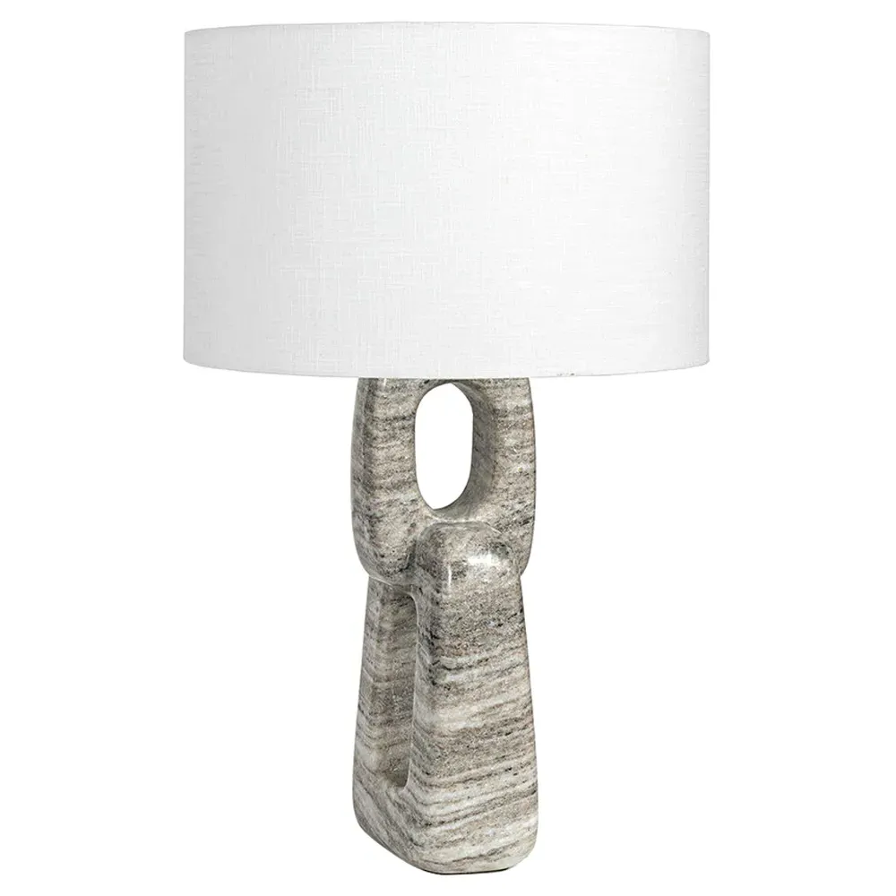 Arwen Table Lamp - Grey, Marble image