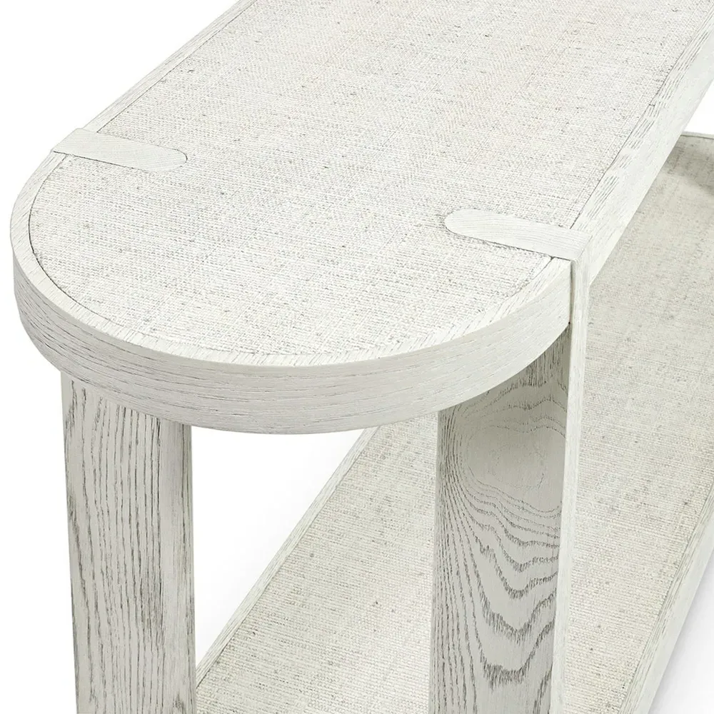 Astoria Console Table - Whitewash, Oak