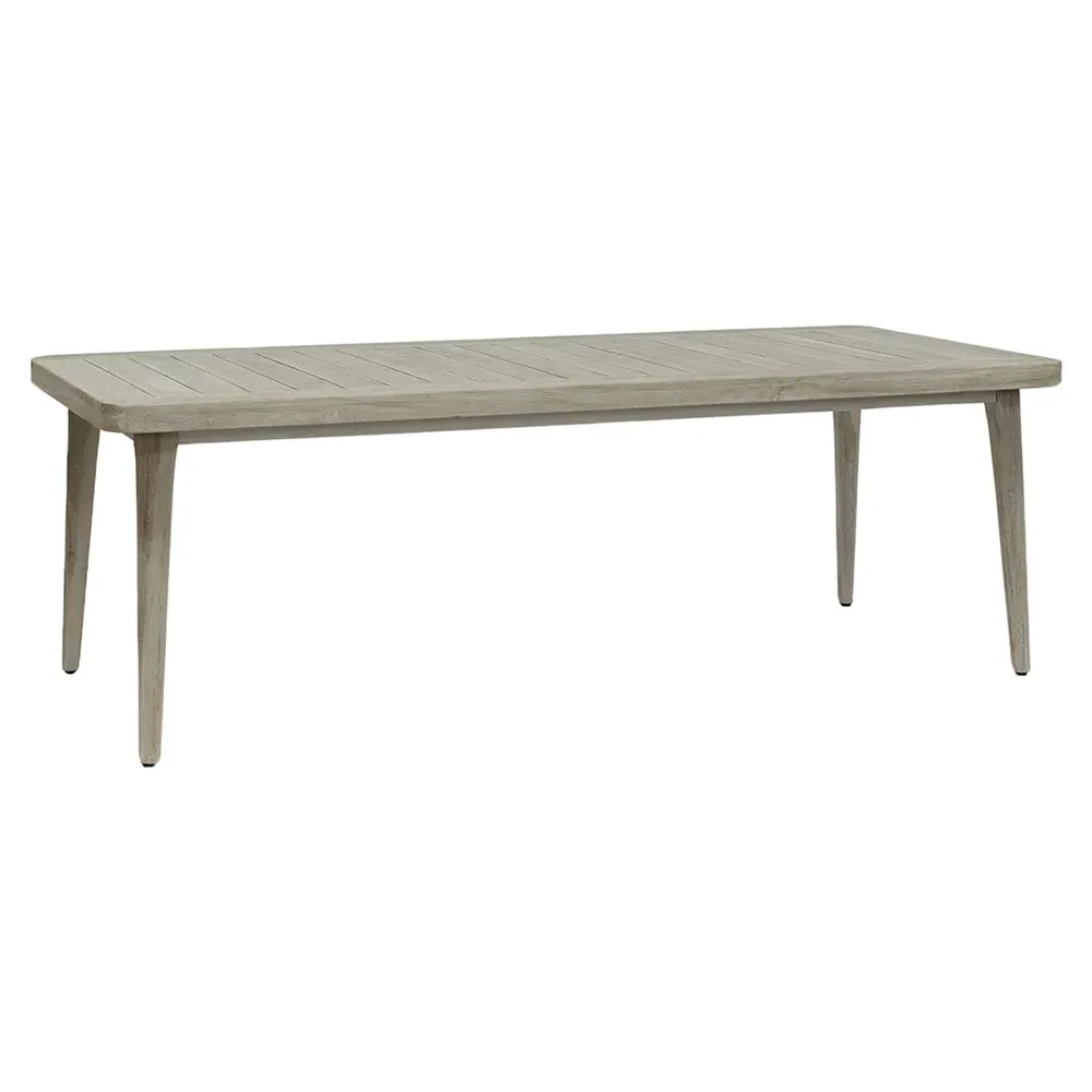 Boca Outdoor Dining Table - Grey, Teak