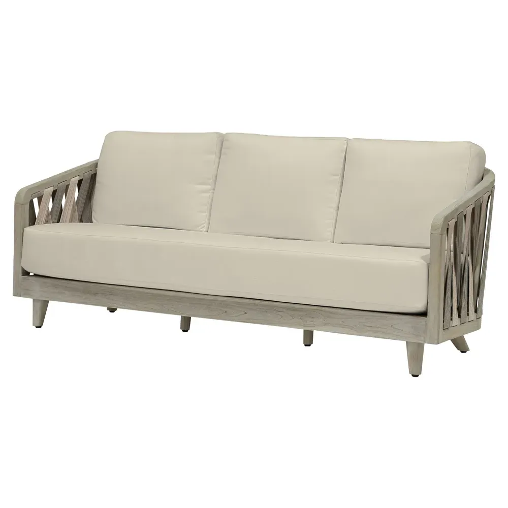 Boca Outdoor Sofa - Beige, Teak