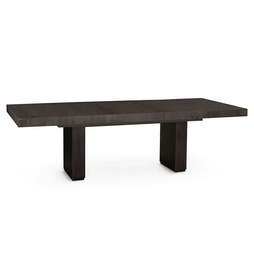 Broderick Extendable Dining Table - Dark Brown, Hardwood image