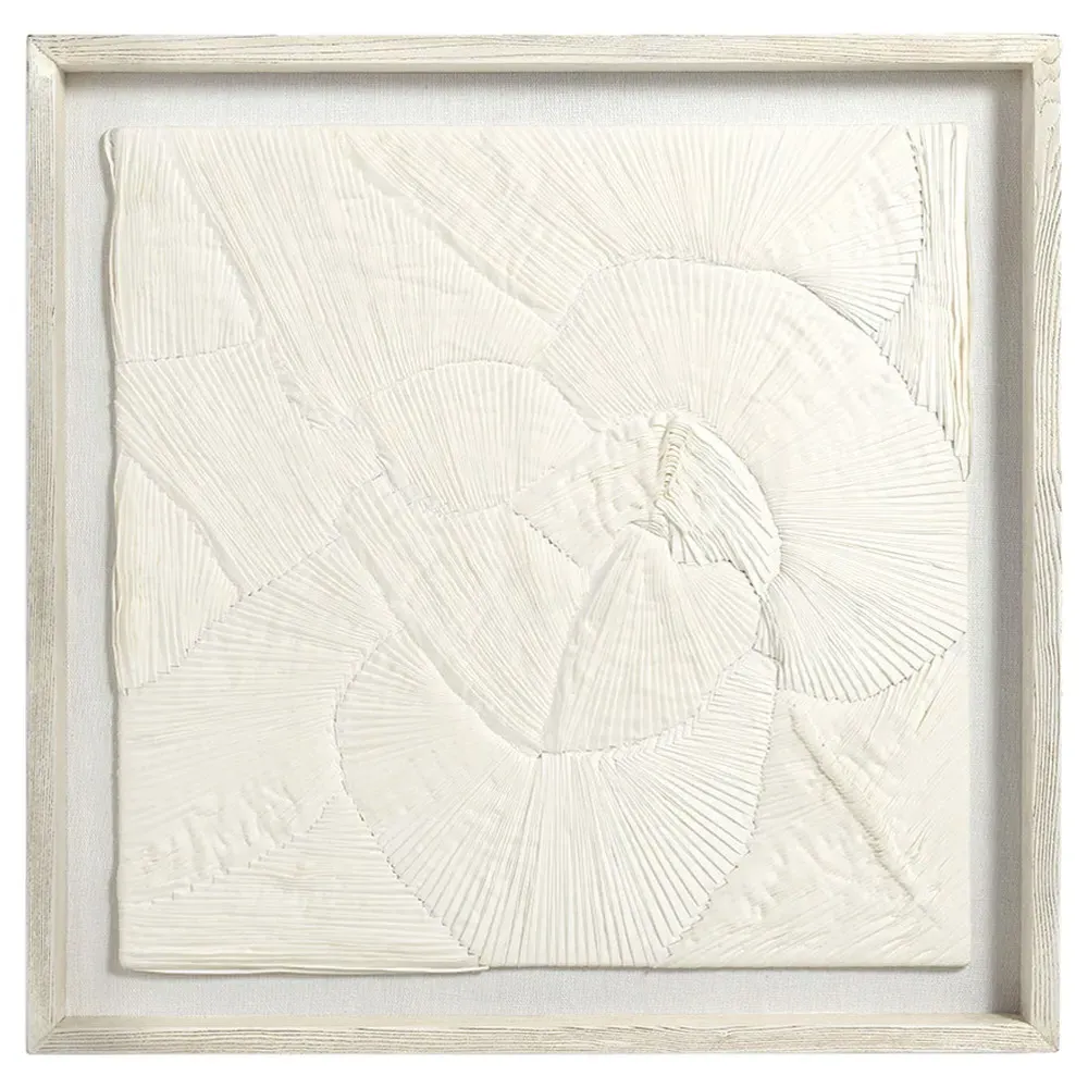 Cambria Abstract Wall Art - Cream, Mixed Media image