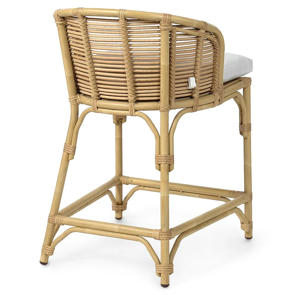 Camino Outdoor Counter Stool - Natural, Wicker