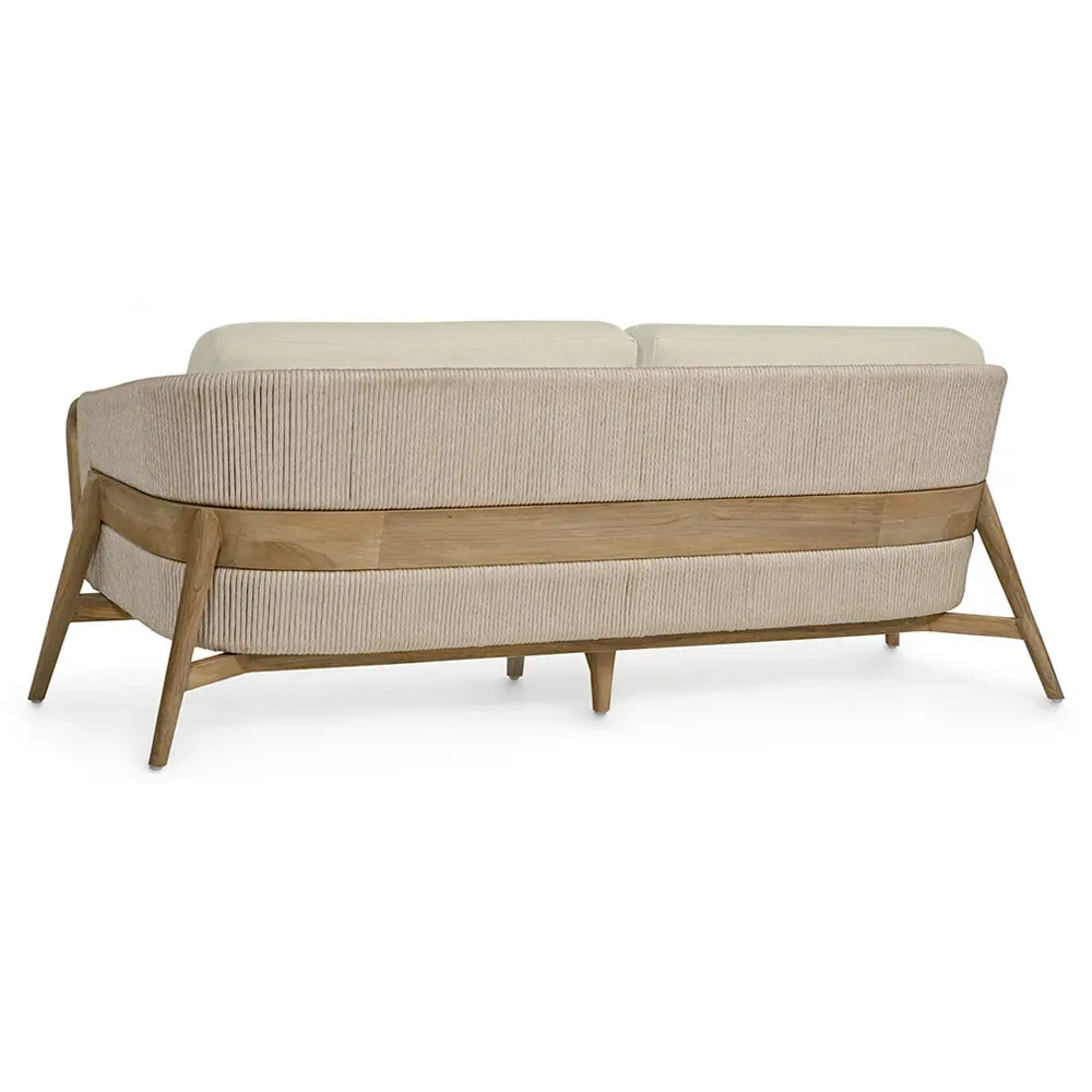 Casey Outdoor Sofa - Taupe, Teak