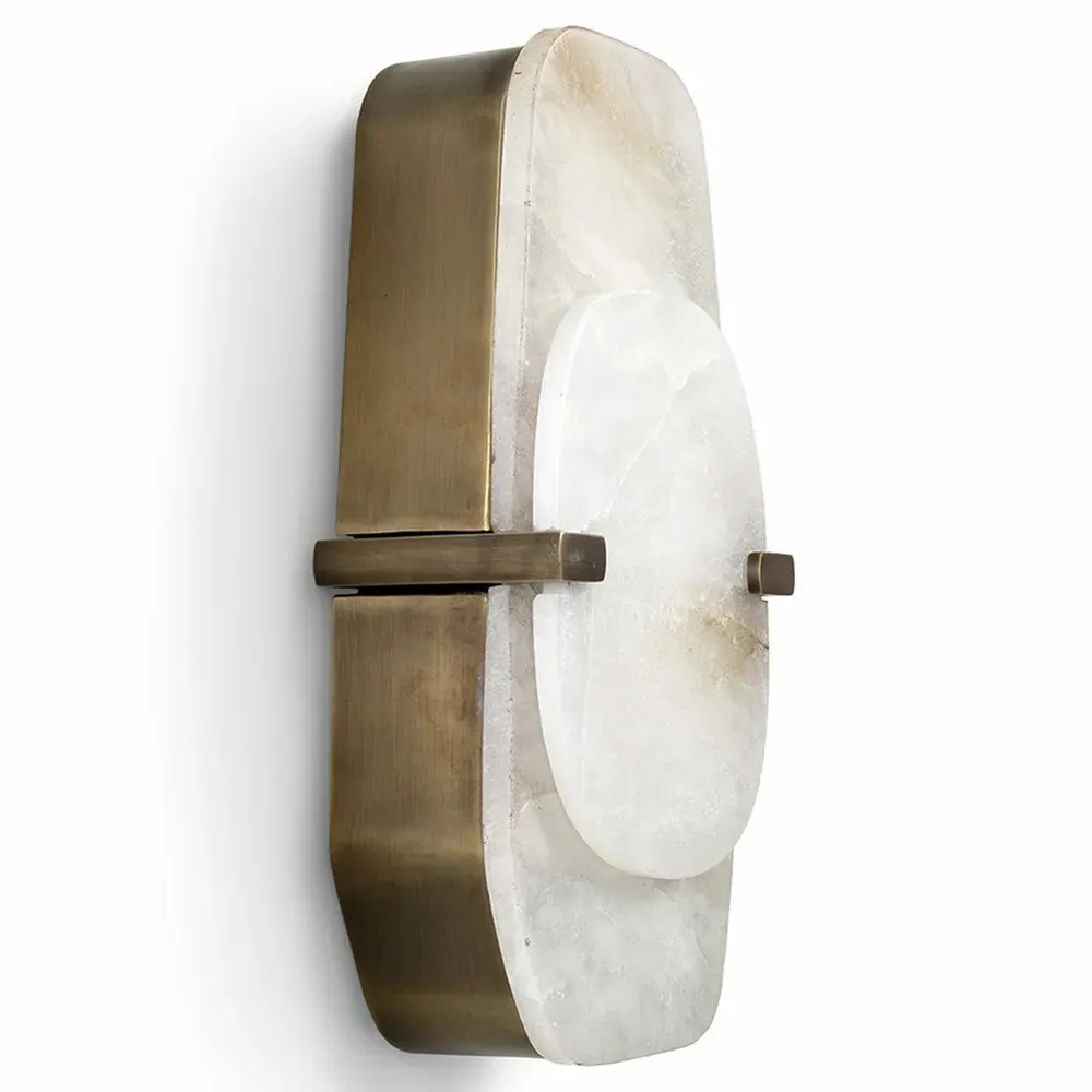 Charlize Wall Sconce - White, Aluminum