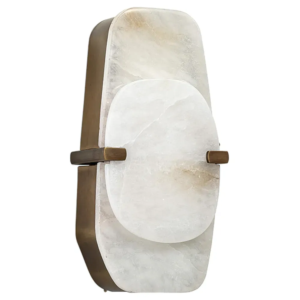 Charlize Wall Sconce - White, Aluminum image