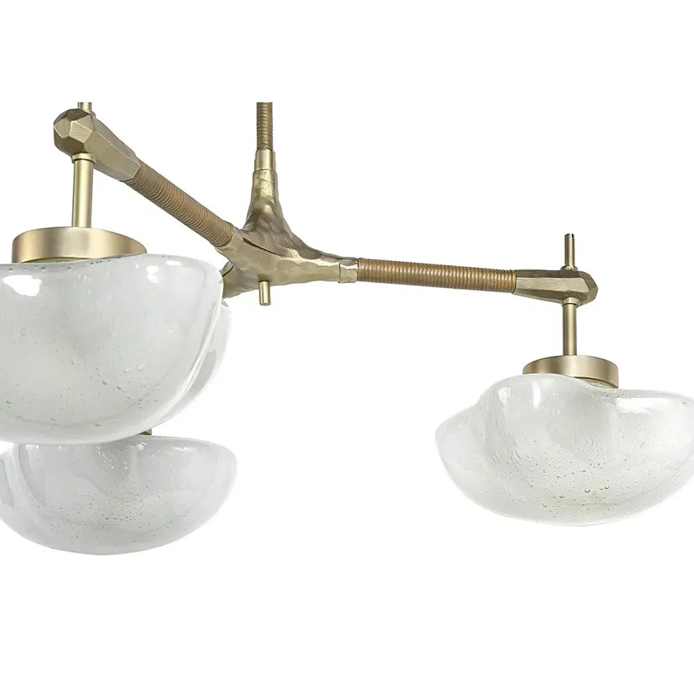 Cicero Small Chandelier - Taupe, Rattan