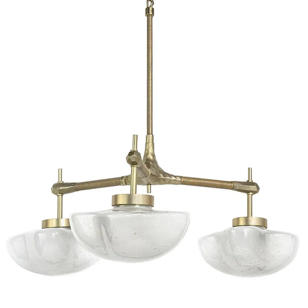 Cicero Small Chandelier - Taupe, Rattan image