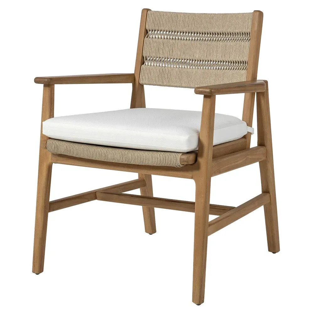 Covington Outdoor Arm Chair - Natural, Teak