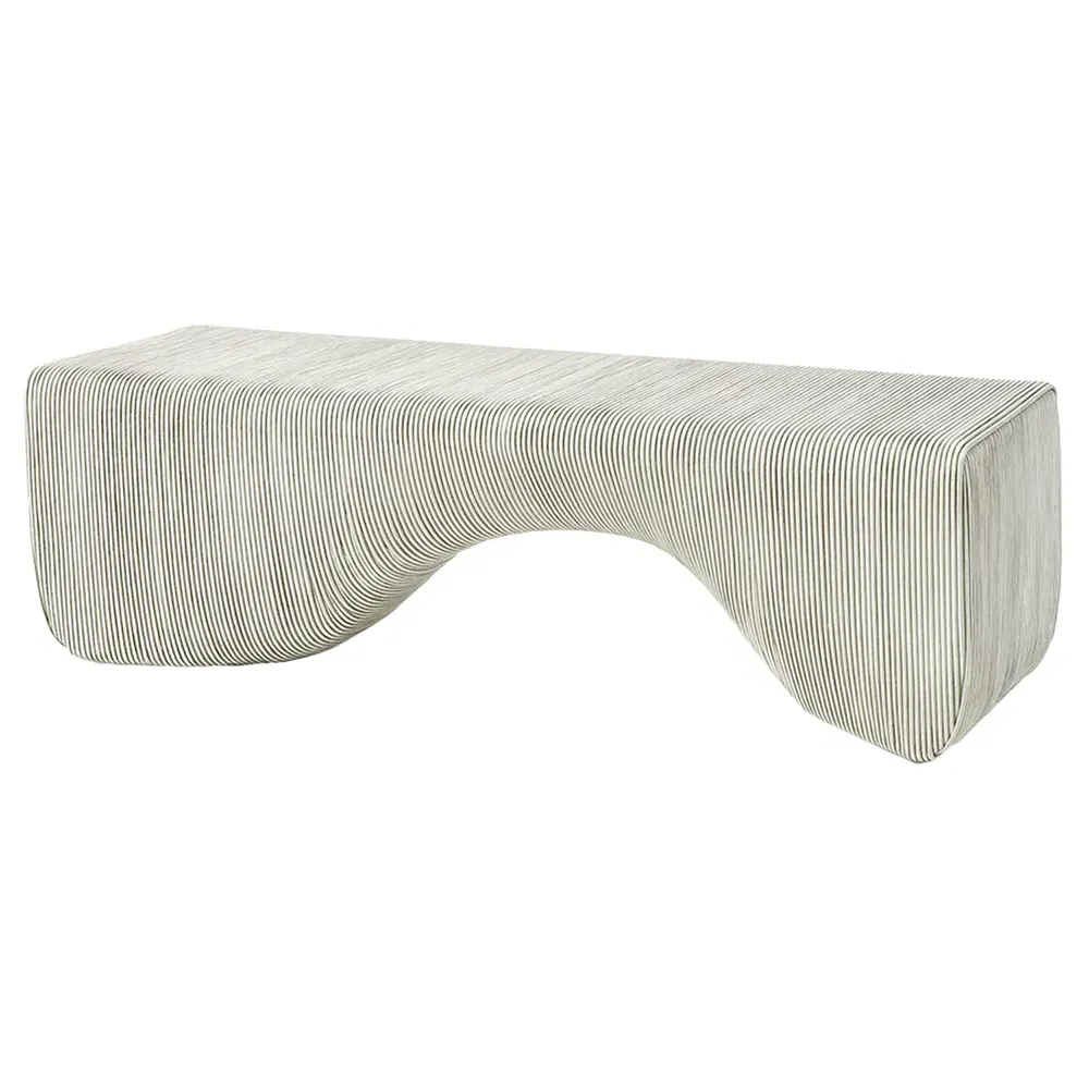 Cyprus Entryway Bench - Whitewash, Rattan image