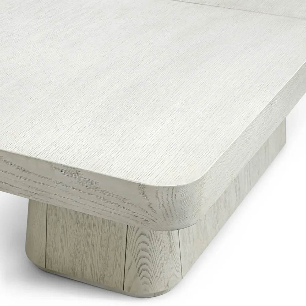 Ellis Rectangular Extendable Dining Table - Whitewash