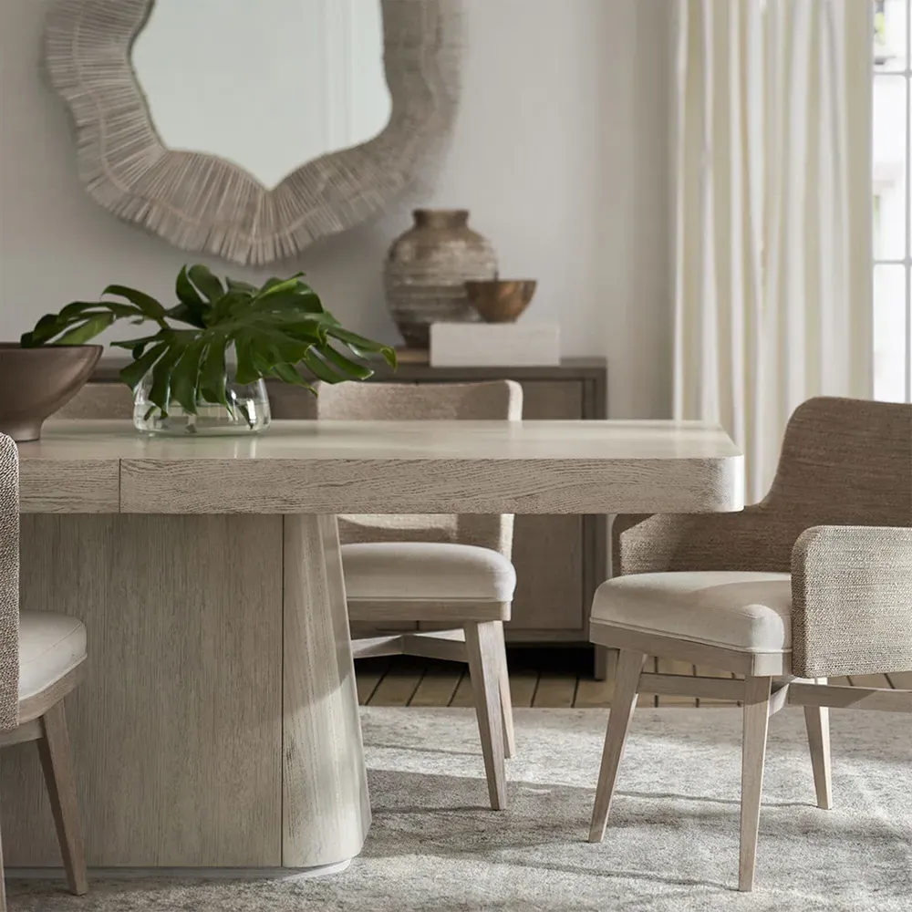 Ellis Rectangular Extendable Dining Table - Whitewash