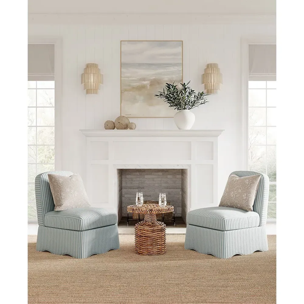 Everly 5-Tier Wall Sconce - Brown, Abaca Rope