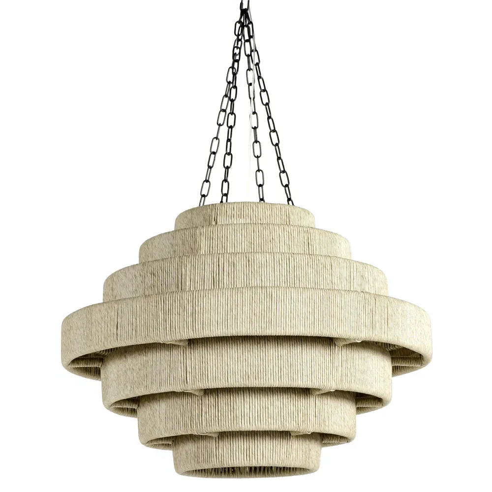Everly Outdoor Pendant - Natural Oatmeal, Wicker image