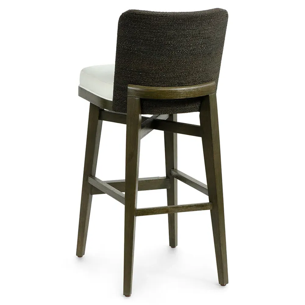 Francis Bar Stool - Charcoal, Hardwood