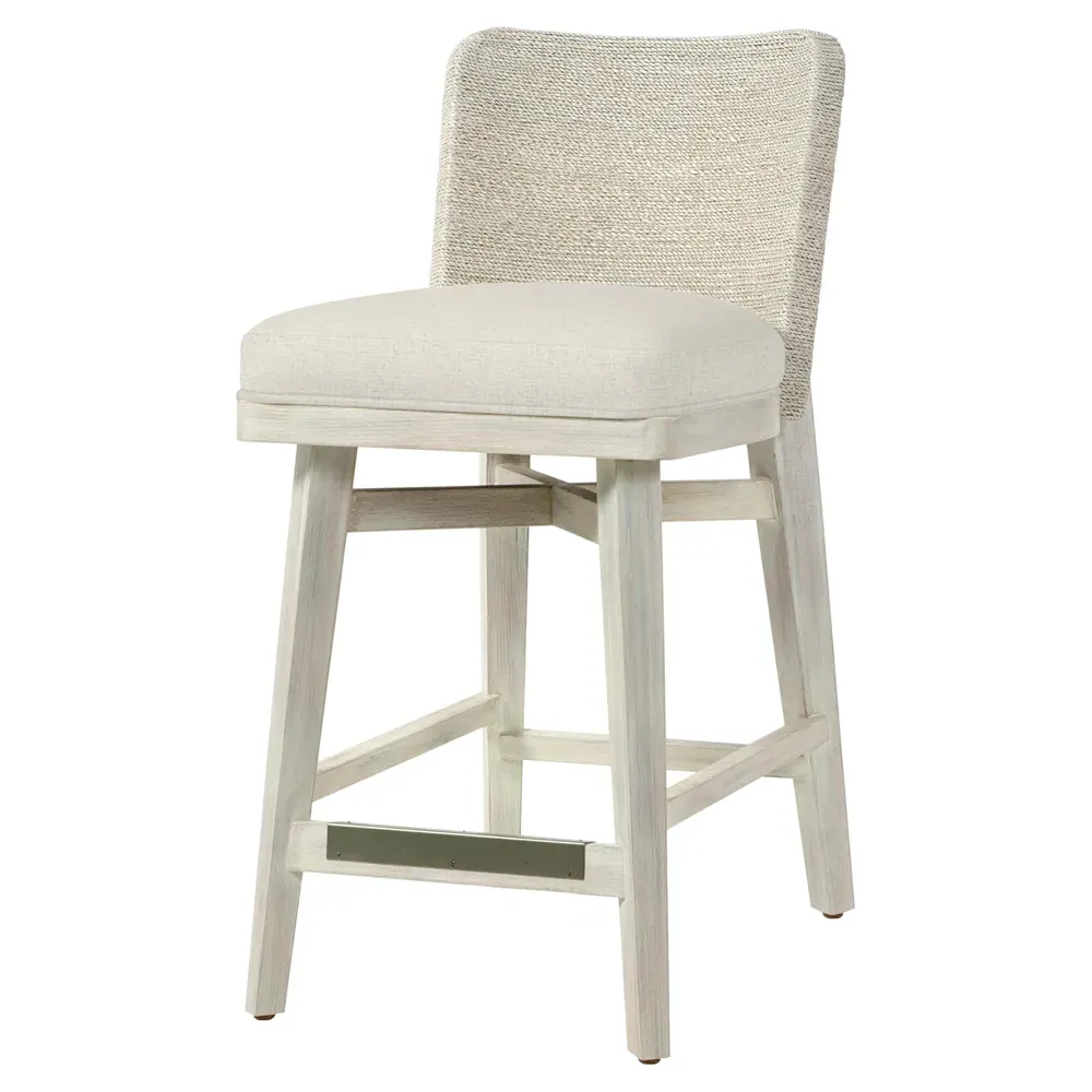 Francis Counter Stool - Beige, Performance Fabric image