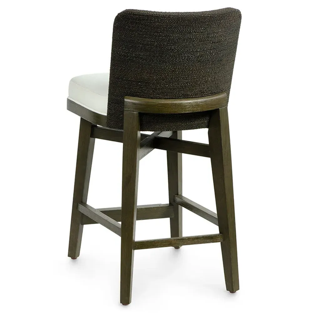 Francis Counter Stool - Charcoal, Hardwood