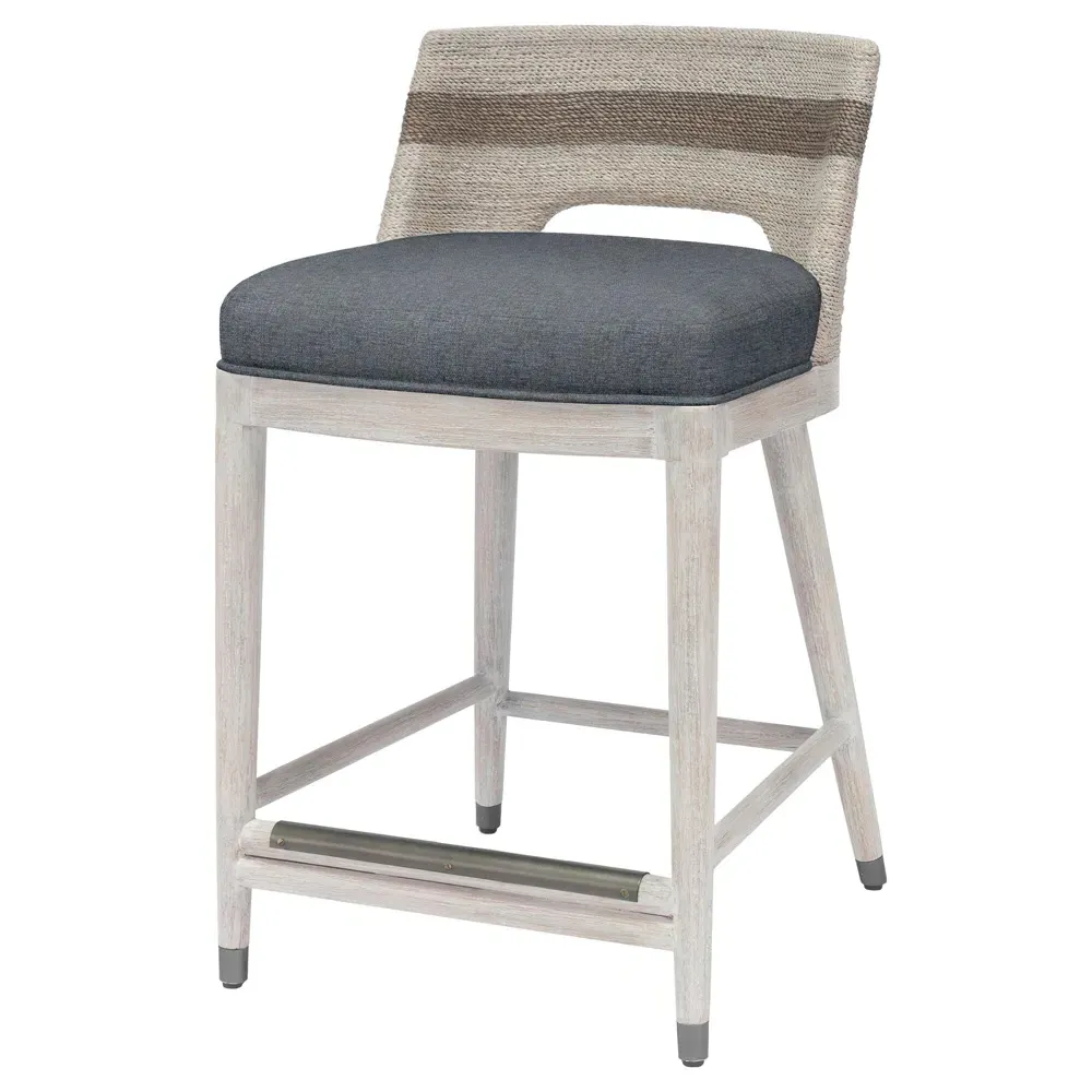 Fritz Counter Stool - Blue, Wood