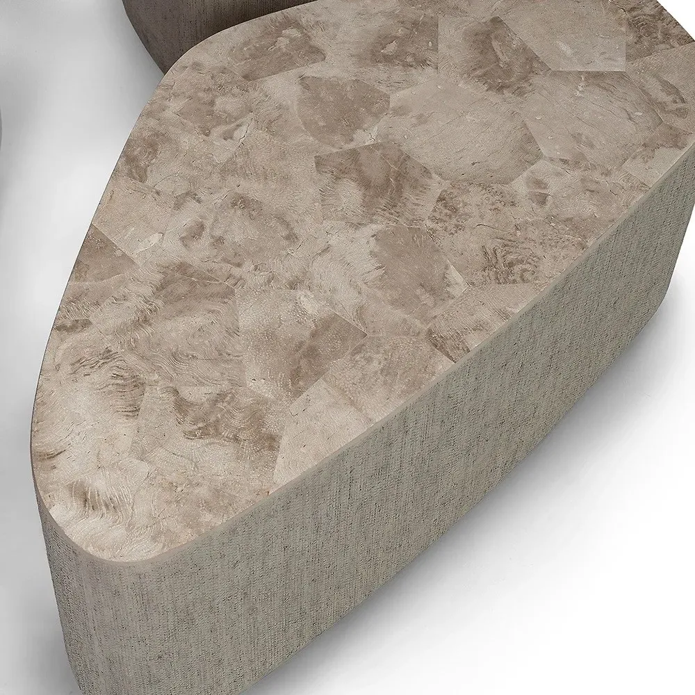 Holland Short Outdoor Coffee Table - Natural, Resin