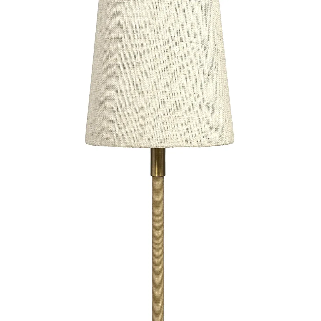 Irving Floor Lamp - Beige, Raffia