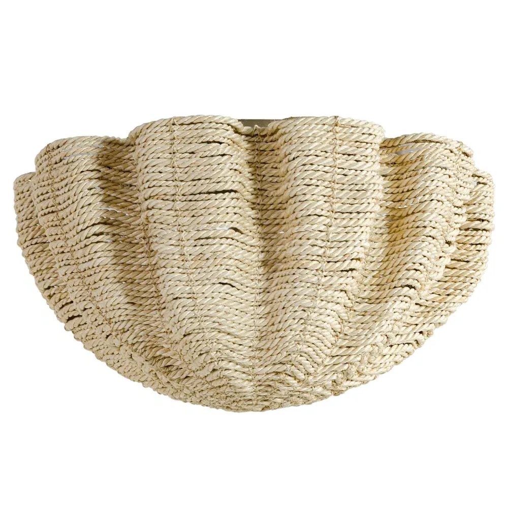 Isla Flush Mount Light - Natural, Metal image