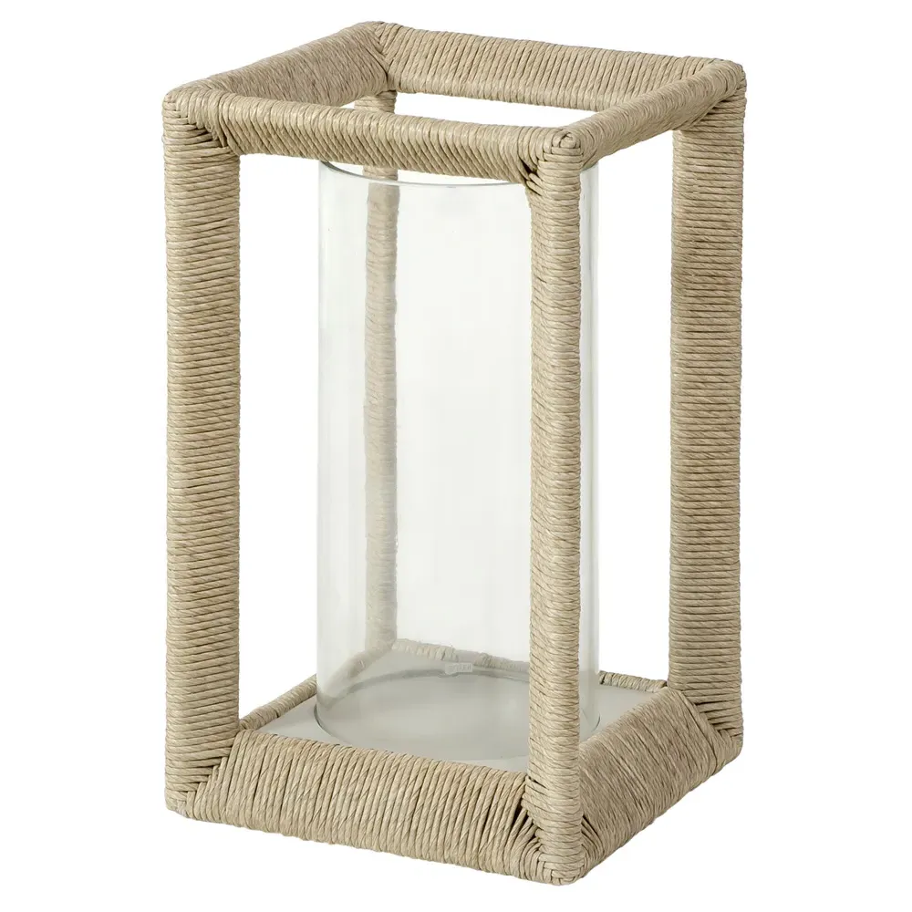 Marlow Medium Hurricane - Beige, Abaca Rope