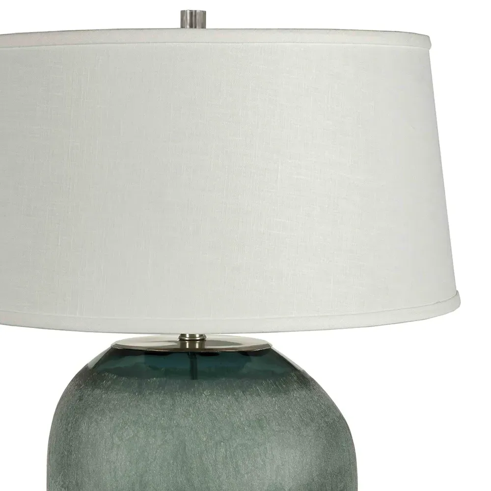 Mykonos Bedside Table Lamp - Teal Green, Glass